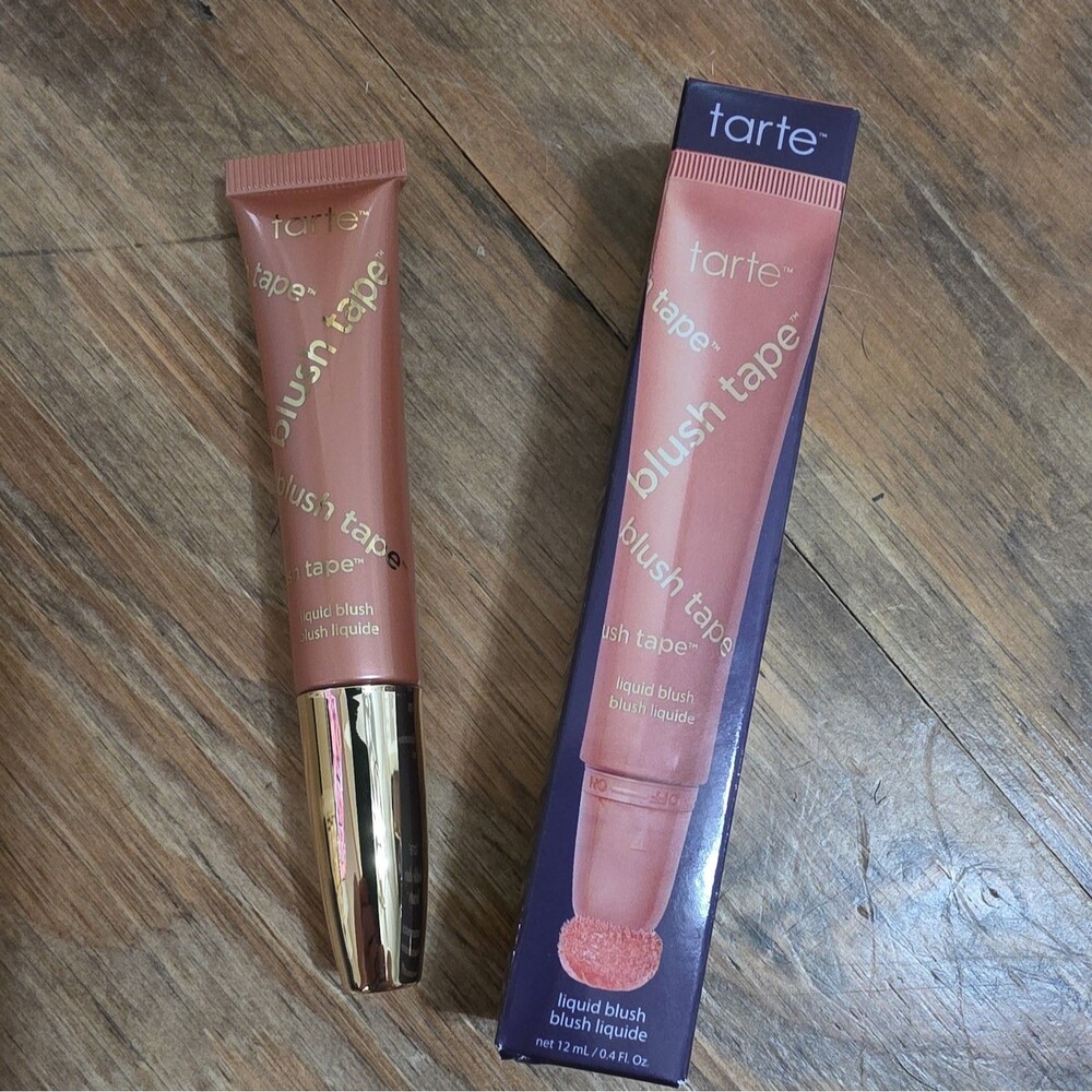 Tarte Double Duty Beauty Blush Tape Liquid Blush Peach 12ml/0.4oz NIB